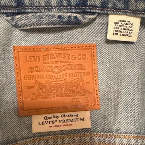 Levi’s Classic Blue Denim Jacket NWOT - Picture 4 of 4